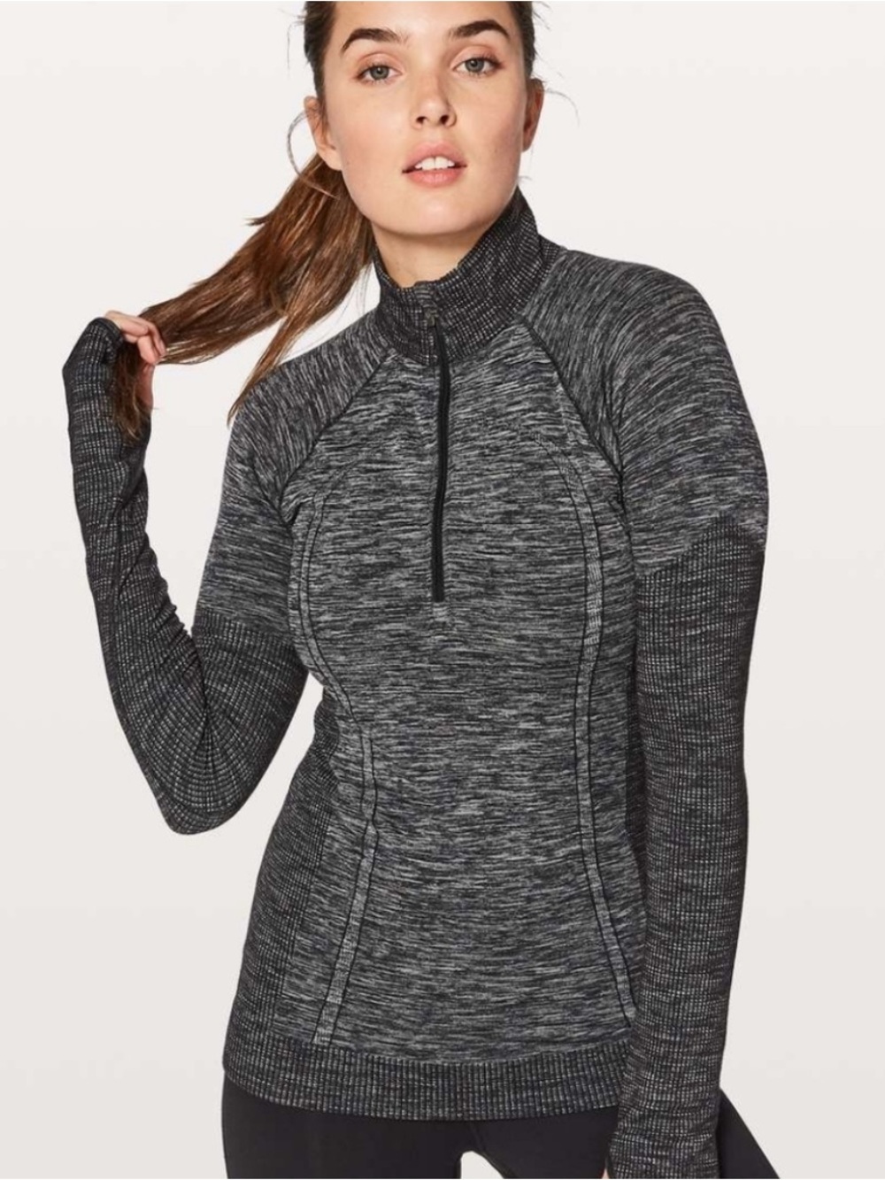 Lululemon Swiftly Wool 1/2 Zip